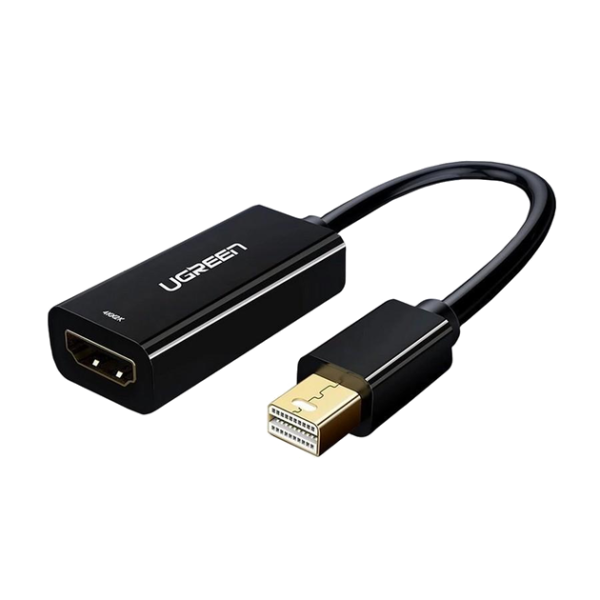 Перехідник UGREEN MD112 Mini DisplayPort → HDMI Full HD 1080p Black (10461)